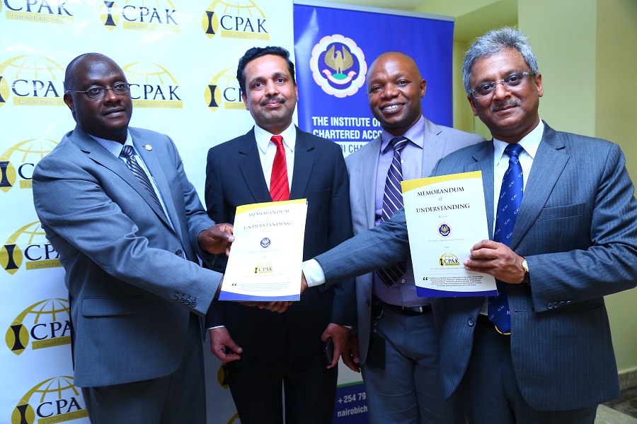 ICPAK Signs MoU with ICAI