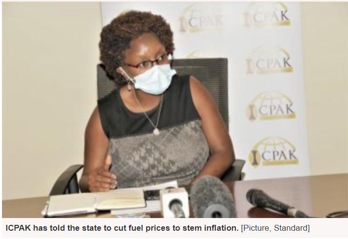 Cut fuel prices to stem inflation, accountants tell State Cut fuel prices to stem inflation, accountants tell State
