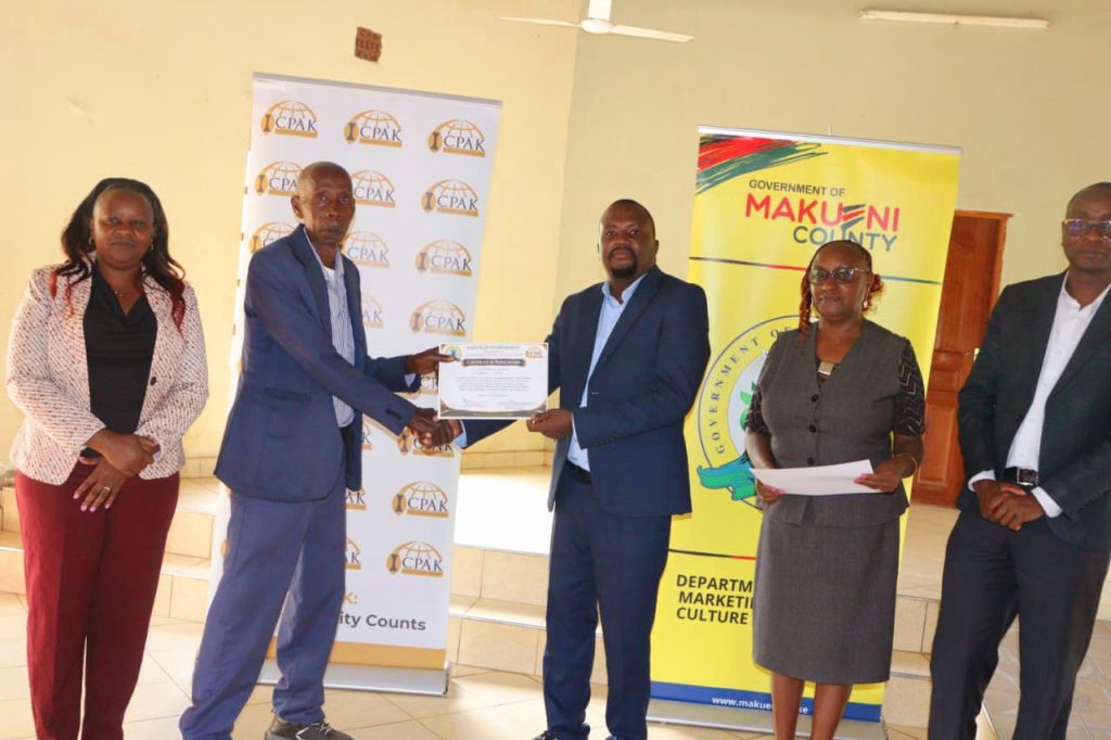 ICPAK and Makueni County Partner to Build the Capacity of MSMEs