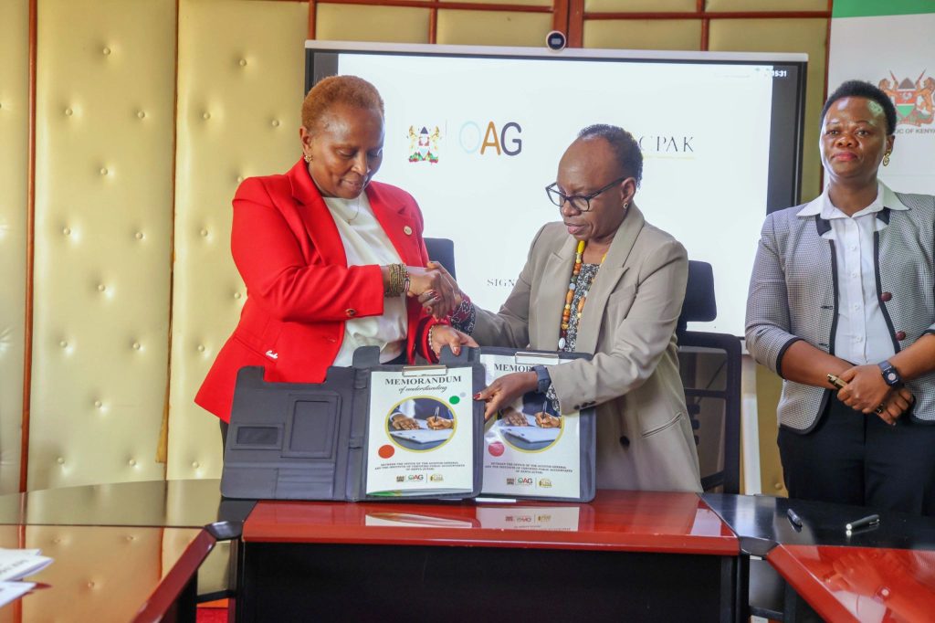 ICPAK and the Office of the Auditor-General Renew MoU to Strengthen Public Accountability